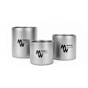 [미니멀웍스] 티타늄 W 필드 컵 3종 세트
