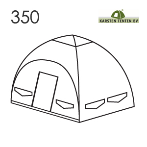카스텐 350 - 네덜란드 에어빔 캔버스 텐트